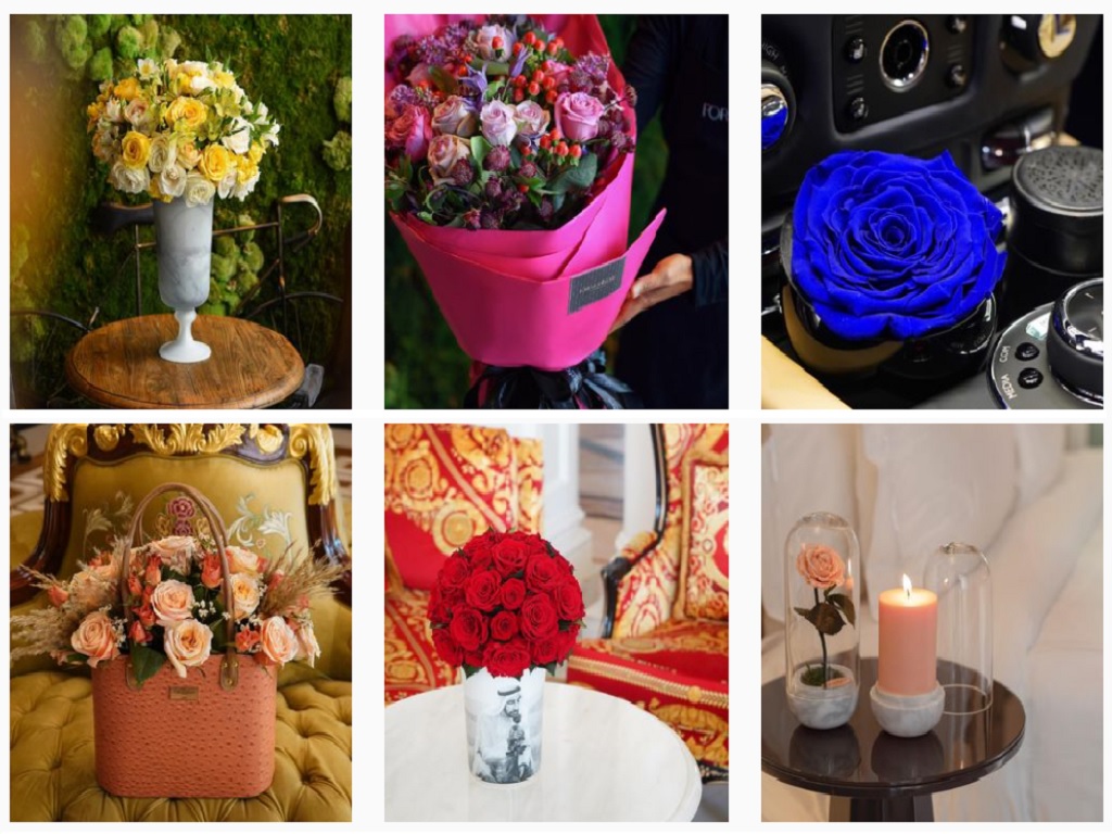 6 اشكال مختلفة لباقات الورود وطرق التقديم في فوريفر روز لندن